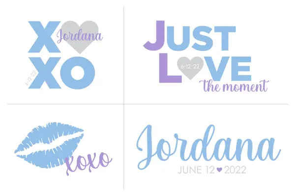 Hearts and Kisses Logo