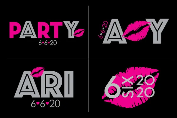 Kiss Themed Bat Mitzvah Logo