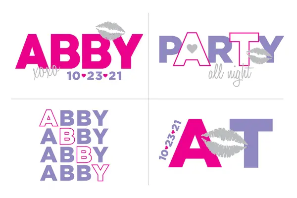 Hearts and Kisses Logos