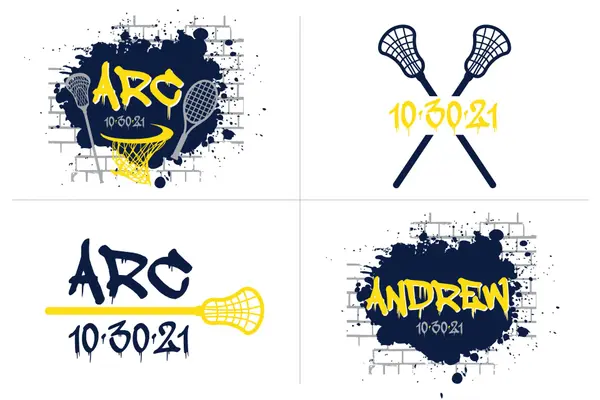 Sports Themed Graffiti Logo