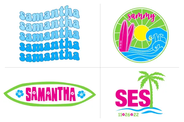 Beach Themed Logo Design